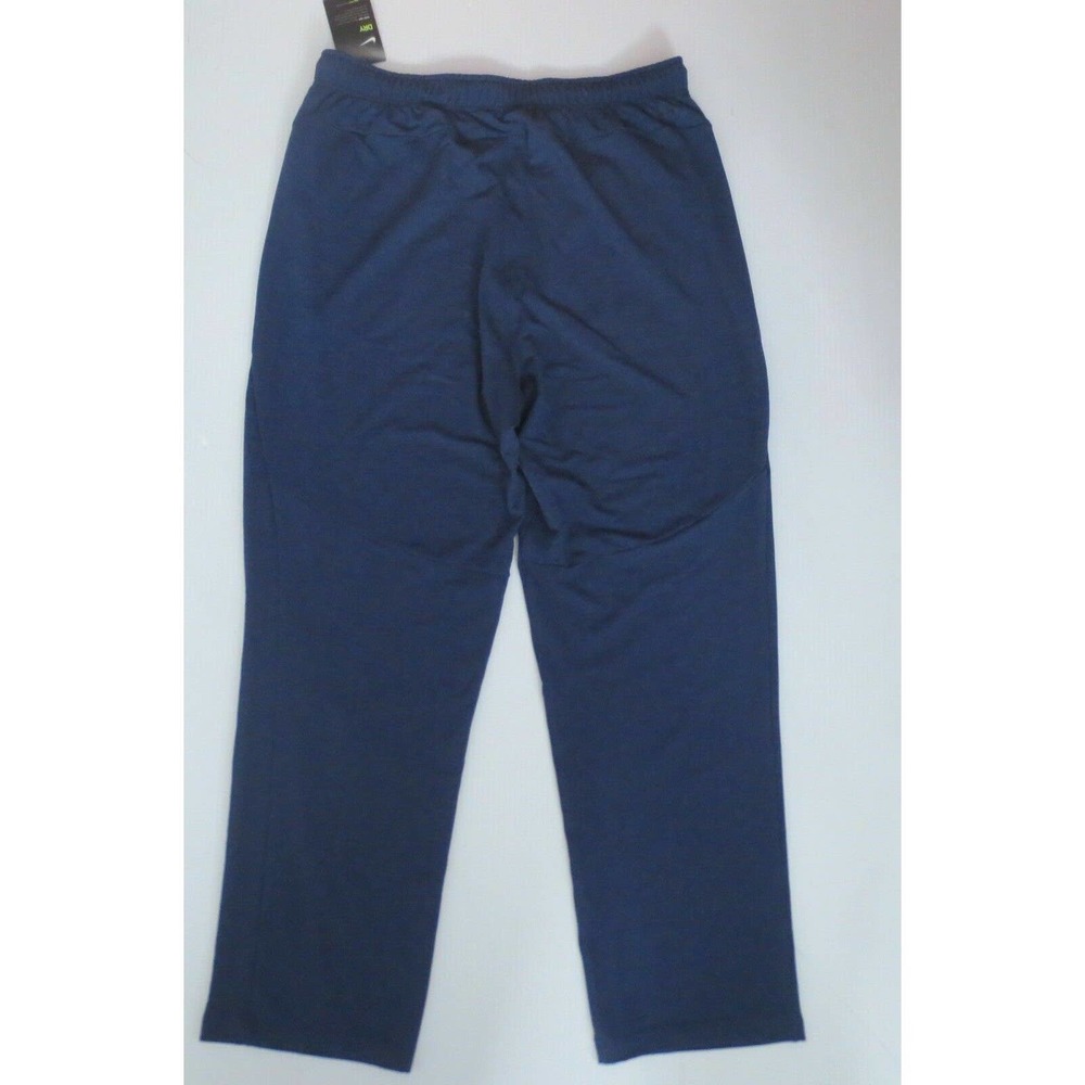 NEW Men's Medium NIKE Dry Fleece Training Sweat Pants Running Navy 885721-429